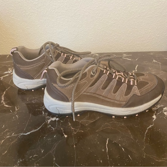 Womens Denali Birch Brown Suede Leather Walking Hiking Shoe Lace-Up Trail Sz. 8 - Picture 1 of 6